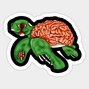 Zombie turtle Sticker